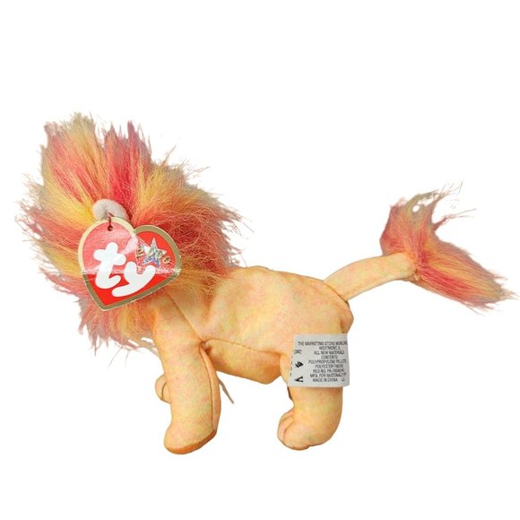 2/$15 VTG Ty Teenie Beanie Babies Bushy The Lion Plush McDonalds Hang Tag 2000 - Picture 2 of 11